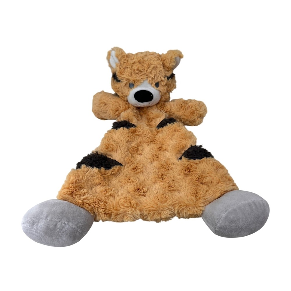 DEMDACO Tiger Plush Lovey Stuffed Animal 16" Orange Brown Kids Toy Nursery Decor